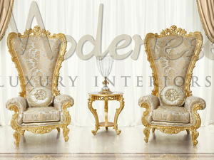 15508 - Fabric armchair high-back _ Modenese Luxury Interiors